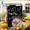 Merry Christmas Let It Snow Snowman Snowflake Garden FlagXmas, Garden Flags, Outdoor Xmas Flags 3 Let It Snow Snowman Snowflake Garden FlagXmas, Garden Flags, Outdoor Xmas Flags