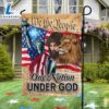 Lion Of Judah Jesus God Patriot One Nation Under God Flag - Christian Flag