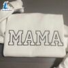 Mama Embroidered Sweatshirt Gift Christmas