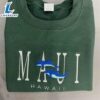 Maui Hawaii Custom Embroidered Sweatshirt Hawaii Gift Christmas