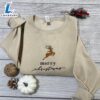 Merry Christmas Merry Christmas Embroidered Sweatshirt Reindeer Christmas Crewneck Gift Christmas 2 Merry Christmas Embroidered Sweatshirt Reindeer Christmas Crewneck Gift Christmas