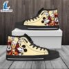 Minnie Mouse Disney Cartoon High Top Shoes Edgy High Top Style For Fans