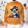Old English Sheepdog In Spooky Autumn Halloween 3D Shirt 3 Old English Sheepdog In Spooky Autumn Halloween 3D Shirt