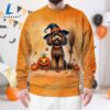 Poodle Dog In Spooky Autumn Halloween 3D Shirt 3 Poodle Dog In Spooky Autumn Halloween 3D Shirt