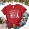 Praying For World Peace This Christmas T-Shirt