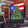 Puerto Rico Feliz Navidad Flag