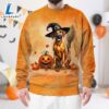 Rhodesian Ridgeback Dog In Spooky Autumn Halloween 3D Shirt 2 Rhodesian Ridgeback Dog In Spooky Autumn Halloween 3D Shirt