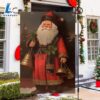 Merry Christmas Santa Claus Is Holding Bells In His Hand Santa Claus Garden Flag 3 Santa Claus Is Holding Bells In His Hand Santa Claus Garden Flag