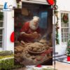 Santa Claus Is Making Cookies Santa Claus Xmas Garden Flag