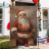 Santa Claus Warm Welcome Santa Claus Garden Flag