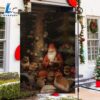 Merry Christmas Santas Forest Friends Santa Claus Xmas Garden Flag 2 Santas Forest Friends Santa Claus Xmas Garden Flag
