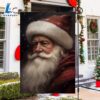Santas Gentle Gaze A Winters Portrait Santa Claus Garden Flag