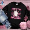 Save The Boobies Sweatshirt Colored Edition