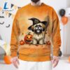 Shih Tzu Dog In Spooky Autumn Halloween 3D Shirt