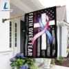 SIDS Flag Faith Over Fear Sudden Infant Death Syndrome Flag - Christian Flag