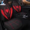 Spider Red Car Seat Covers Custom Uniform Printed Car Seat Covers