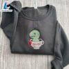 Merry Christmas Tea Rex Embroidered Sweatshirt Gift Christmas 2 Tea Rex Embroidered Sweatshirt Gift Christmas