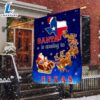 Texas Christmas Flag Santa Is Coming To Texas