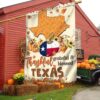 Thanksgiving Texas Flag Thankful Grateful And Blessed Pumpkin Fall Halloween Flag, Halloween Garden Flags 2 Thanksgiving Texas Flag Thankful Grateful And Blessed Pumpkin Fall Halloween Flag, Halloween Garden Flags