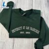 Merry Christmas University Of San Francisco Embroidered Sweatshirt Gift Christmas 2 University Of San Francisco Embroidered Sweatshirt Gift Christmas