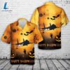 Veteran Halloween, Us Air Force Massachusetts Air National Guard 104th Fighter Wing F-15 Halloween Hawaiian Shirt