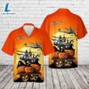 Veteran Halloween, U.S. Marine Corps Sikorsky Ch-53e Super Stallion (S-65e80) Halloween Hawaiian Shirt