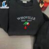 Merry Christmas Whovillee The Grinch Est 1957 High Quality Christmas Embroidered Shirt 3 Whovillee The Grinch Est 1957 High Quality Christmas Embroidered Shirt
