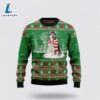 Alaskan Malamute Winter Tree Ugly Christmas Sweater For Men And Women