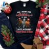 All I Want For Christmas Is You Just Kidding I Want Horses And Jesus - Christ Shirt 2 All I Want For Christmas Is You Just Kidding I Want Horses And Jesus