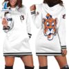 Auburn Tigers NCAA Classic White 3D Hoodie Dress 3 Auburn Tigers NCAA Classic White 3D Hoodie Dress