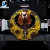 Basset Hound Sunflower Zipper Car Spare Tire Covers Gift For Campers 3 Basset Hound Sunflower Zipper Car Spare Tire Covers Gift For Campers