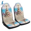 Beach Merry Christmas Seat Cover Cars