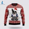 Boston Terrier I Knocked Over The Christmas Tree Ugly Christmas Sweater For Men And Women