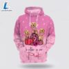 Breast Cancer Golden Retriever In October Wear Pink Hoodie 3 Breast Cancer Golden Retriever In October Wear Pink Hoodie