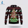 Bulldog Pine Tree Christmas Ugly Christmas Sweater For Men And Women