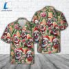 Bulldog Wearing Santa Hat Christmas Hawaiian Shirt 3 Bulldog Wearing Santa Hat Christmas Hawaiian Shirt
