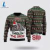 Bulldogs Through The Snow Ugly Christmas Sweater For Men And Women