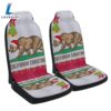 California Christmas Santa Bear Merry Christmas Seat Cover Cars Car Decor 2 California Christmas Santa Bear Merry Christmas Seat Cover Cars