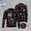 Cat Sugar Skull Ugly Christmas Sweater Gift Christmas 2 Cat Sugar Skull Ugly Christmas Sweater