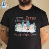 Christmas Faith Shirt Merry Christmas Jesus Faith Hope Love
