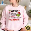 Christmas Grinch My Day Im Booked Sweatshirt, Grinchmas Sweatshirt Merry Christmas Shirt 2 Christmas Grinch My Day Im Booked Sweatshirt, Grinchmas Sweatshirt