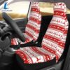 Christmas Reindeer Stripes Car Seat Covers Vehicle Front Seat Coverss