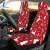 Christmas White Reindeer Car Seat Covers Vehicle Front Seat Coverss