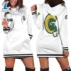 Colorado State Rams NCAA Classic White 3D Hoodie Dress 3 Colorado State Rams NCAA Classic White 3D Hoodie Dress