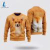 Corgi Dog 3D Ugly Christmas Sweater For Men And Women