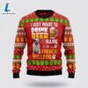Drink Beer With French Bulldog Ugly Christmas Sweater For Men And Women Gift Dog Loves 3 Drink Beer With French Bulldog Ugly Christmas Sweater For Men And Women