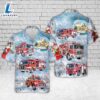 Fire Truck Christmas Hawaiian Shirt - Gift Christmas Hawaiian 3 Fire Truck Christmas Hawaiian Shirt