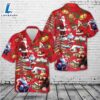 Fishing Santa Claus Christmas Hawaiian Shirt