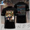 Friend 3d Shirt For Men And Women, Joey Tribiani, Friends 3d Apparel
