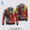 Funny Cartoon Dog Face Ugly Christmas Sweater For Men And Women Gift Dog Loves 2 Funny Cartoon Dog Face Ugly Christmas Sweater For Men And Women